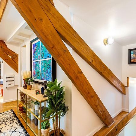 Art & Curiosity Cabinet Style Appartement With Paris View, Villa Des Ammonites Meudon Extérieur photo