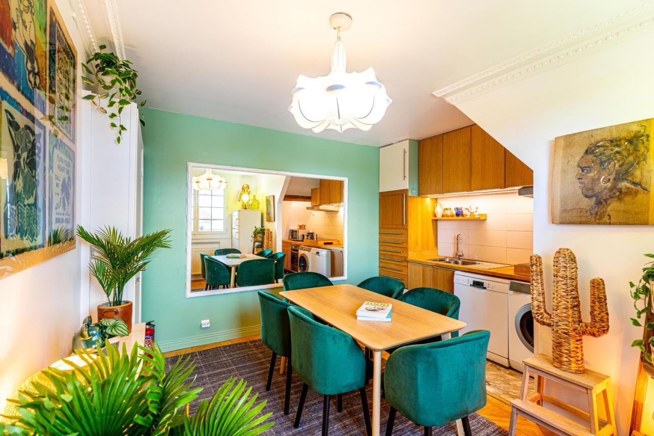 Art & Curiosity Cabinet Style Appartement With Paris View, Villa Des Ammonites Meudon Extérieur photo