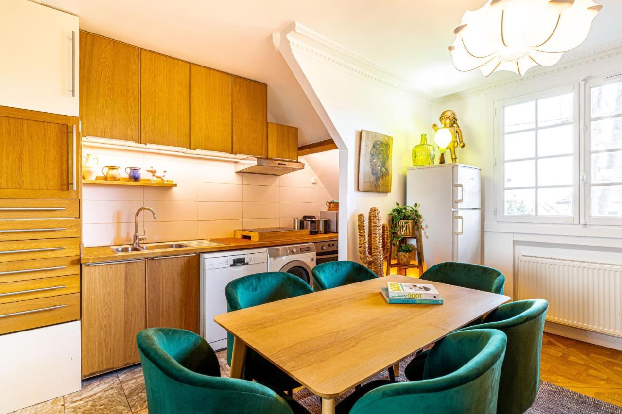 Art & Curiosity Cabinet Style Appartement With Paris View, Villa Des Ammonites Meudon Extérieur photo