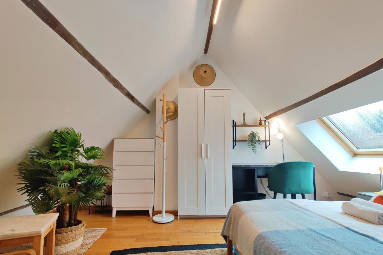 Art & Curiosity Cabinet Style Appartement With Paris View, Villa Des Ammonites Meudon Extérieur photo