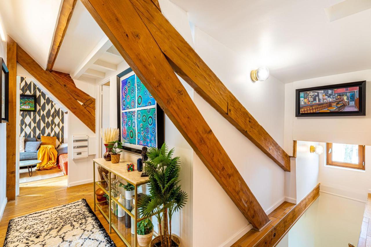 Art & Curiosity Cabinet Style Appartement With Paris View, Villa Des Ammonites Meudon Extérieur photo