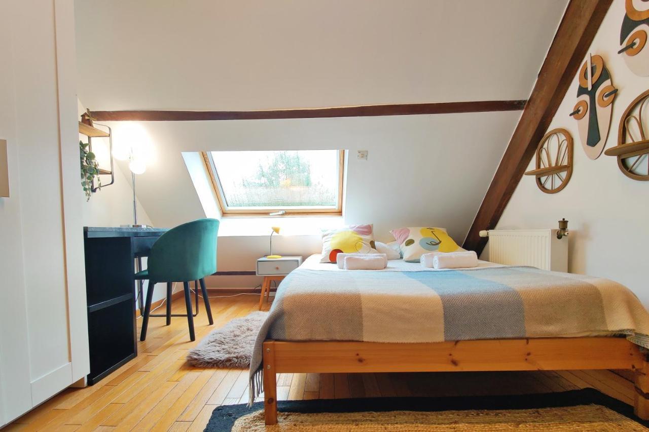 Art & Curiosity Cabinet Style Appartement With Paris View, Villa Des Ammonites Meudon Extérieur photo