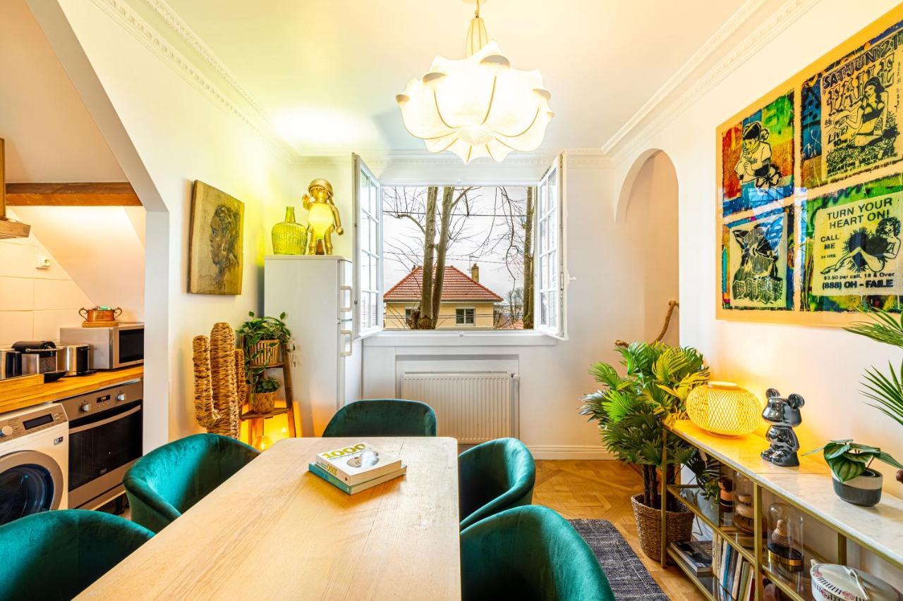 Art & Curiosity Cabinet Style Appartement With Paris View, Villa Des Ammonites Meudon Extérieur photo